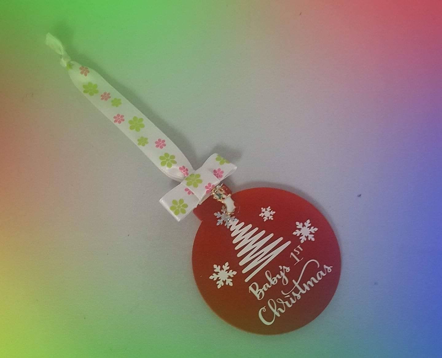 Baby's 1st Christmas baubles