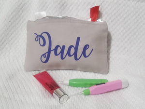 Personalised Make Up Purse