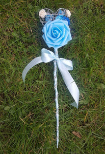 Blue and Bling Bouquet Set