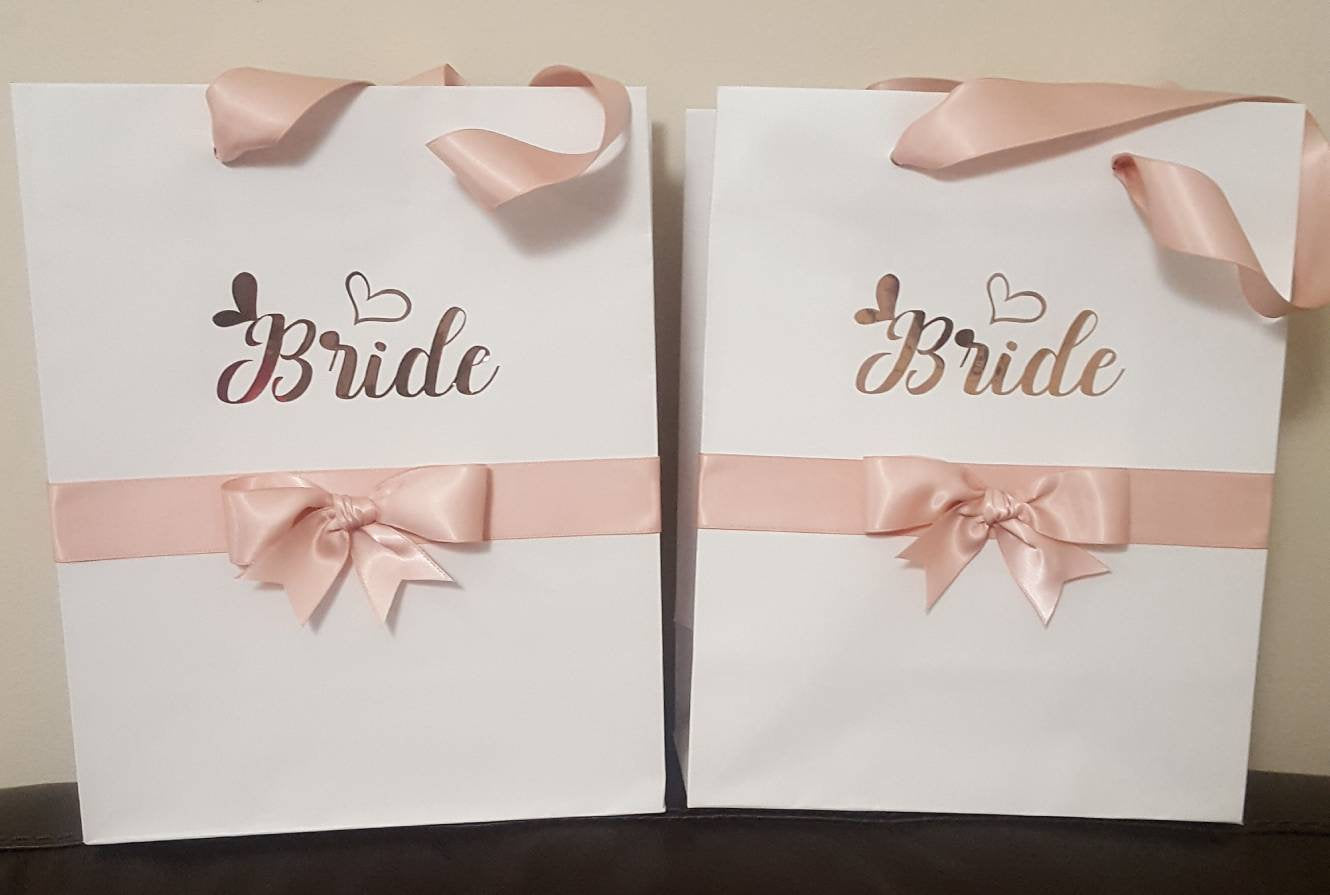 Rose Gold Gift Bag
