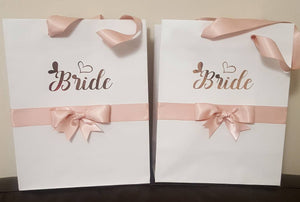 Rose Gold Gift Bag