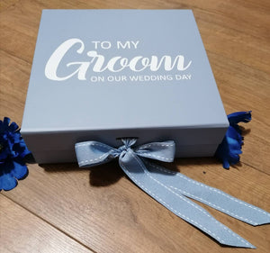 Grooms Wedding Day Gift Box