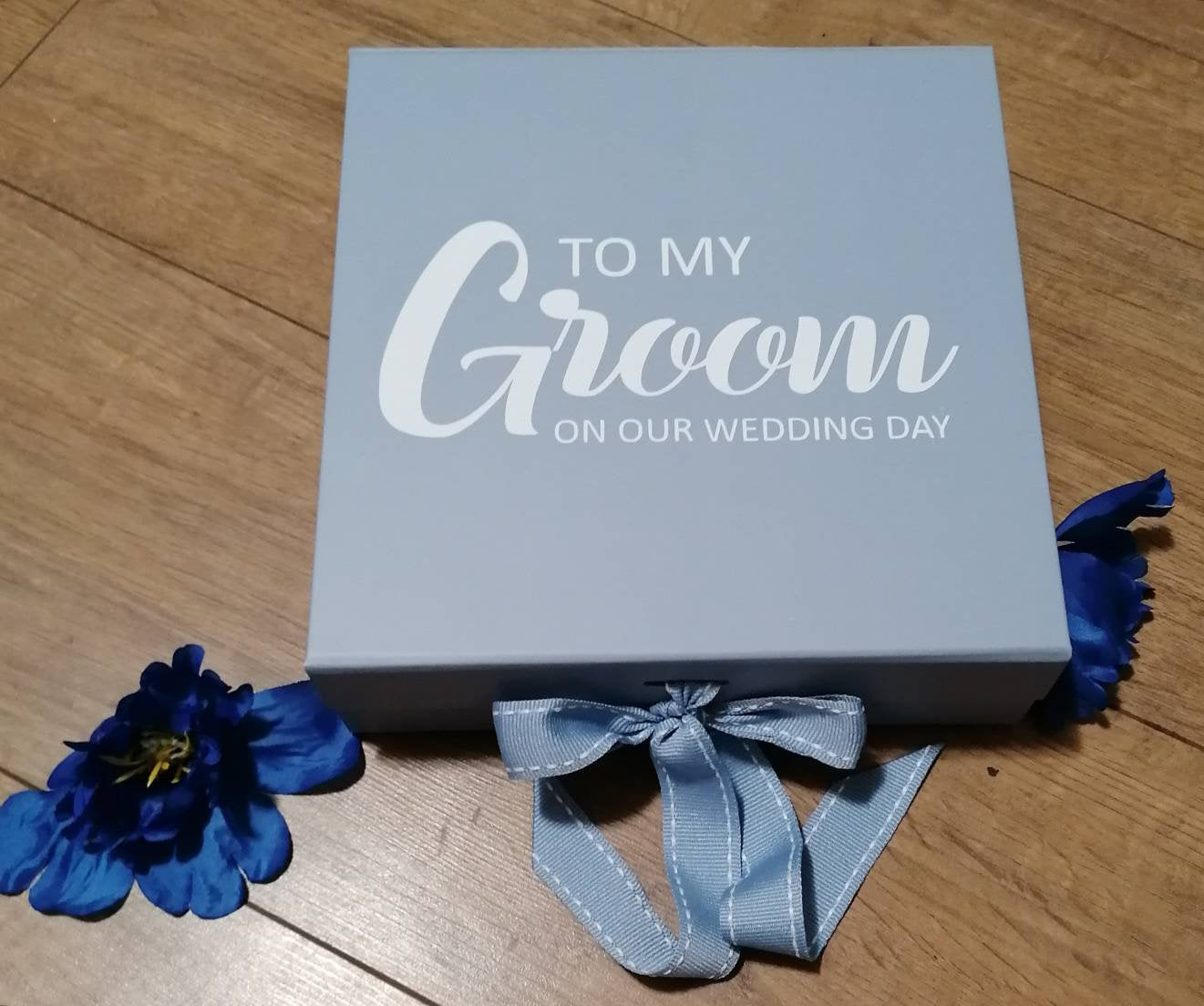 Grooms Wedding Day Gift Box