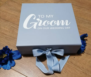 Grooms Wedding Day Gift Box