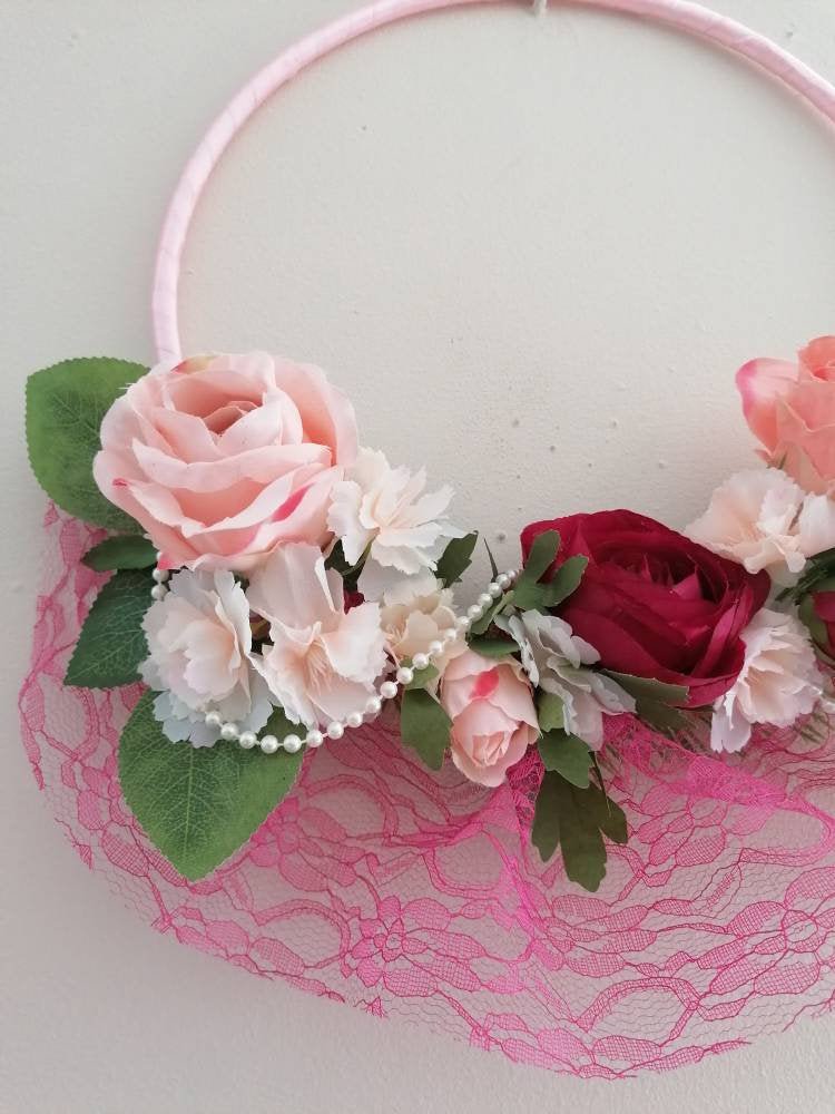 Pink Hoop Bouquet