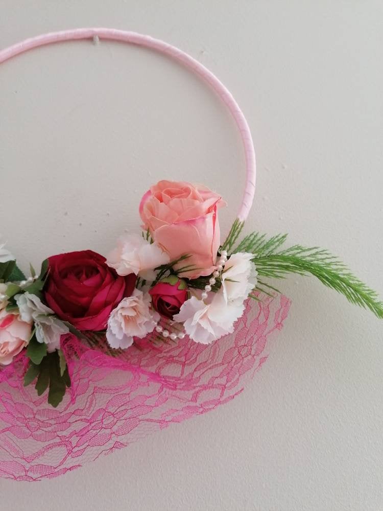 Pink Hoop Bouquet