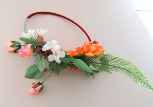 Sunflower Greenery Bouquet Hoop
