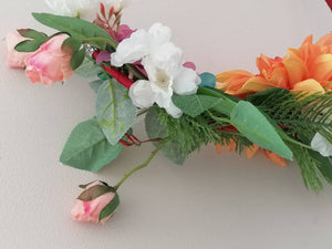 Sunflower Greenery Bouquet Hoop