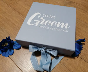 Grooms Wedding Day Gift Box