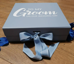 Grooms Wedding Day Gift Box