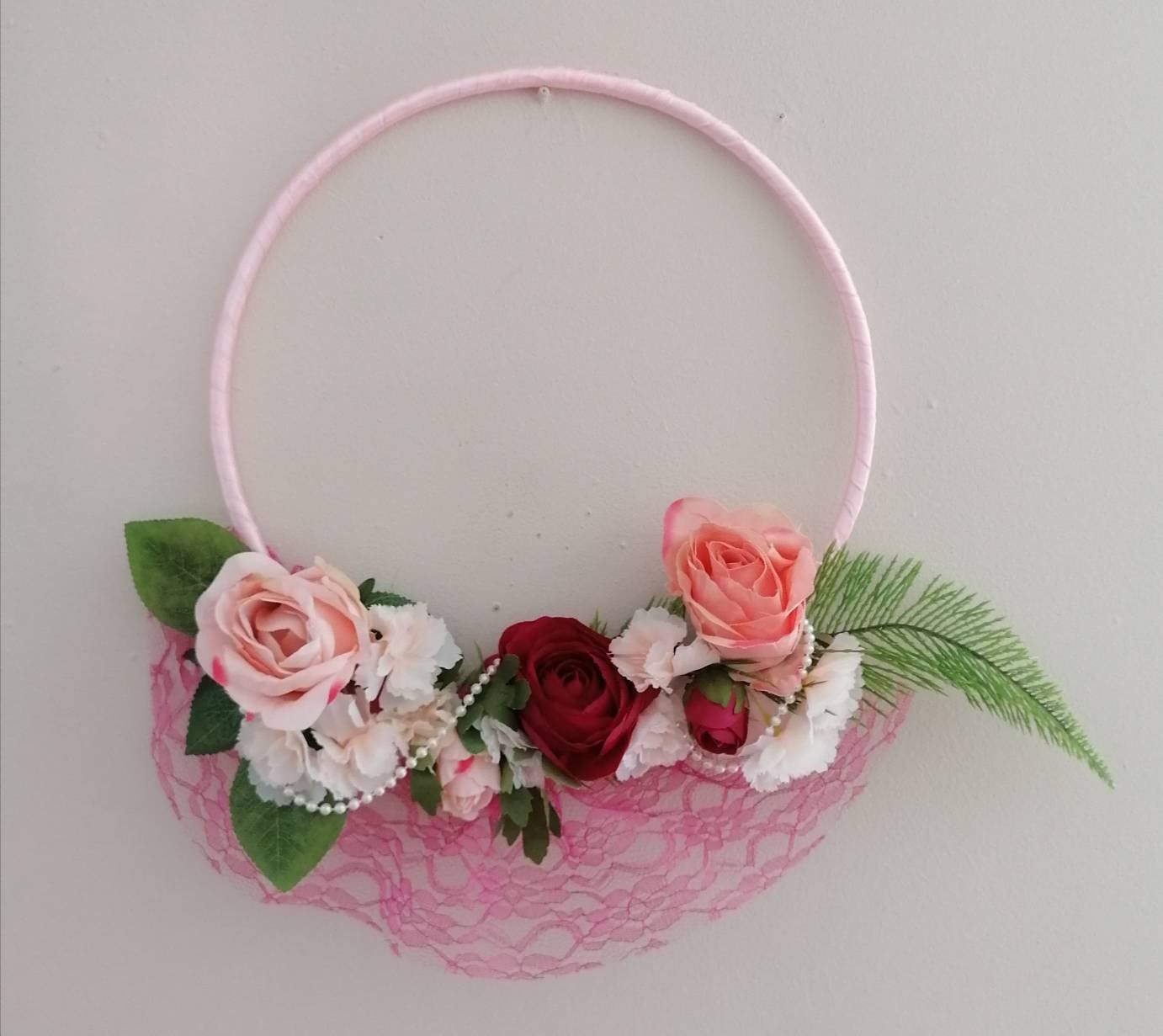 Pink Hoop Bouquet