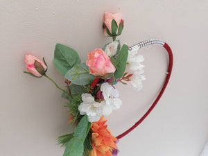 Sunflower Greenery Bouquet Hoop