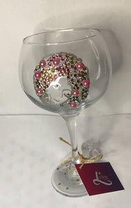 Large Crystal Gin Glass