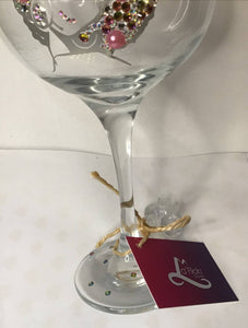Large Crystal Gin Glass