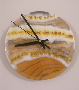 Acrylic Pour Clock