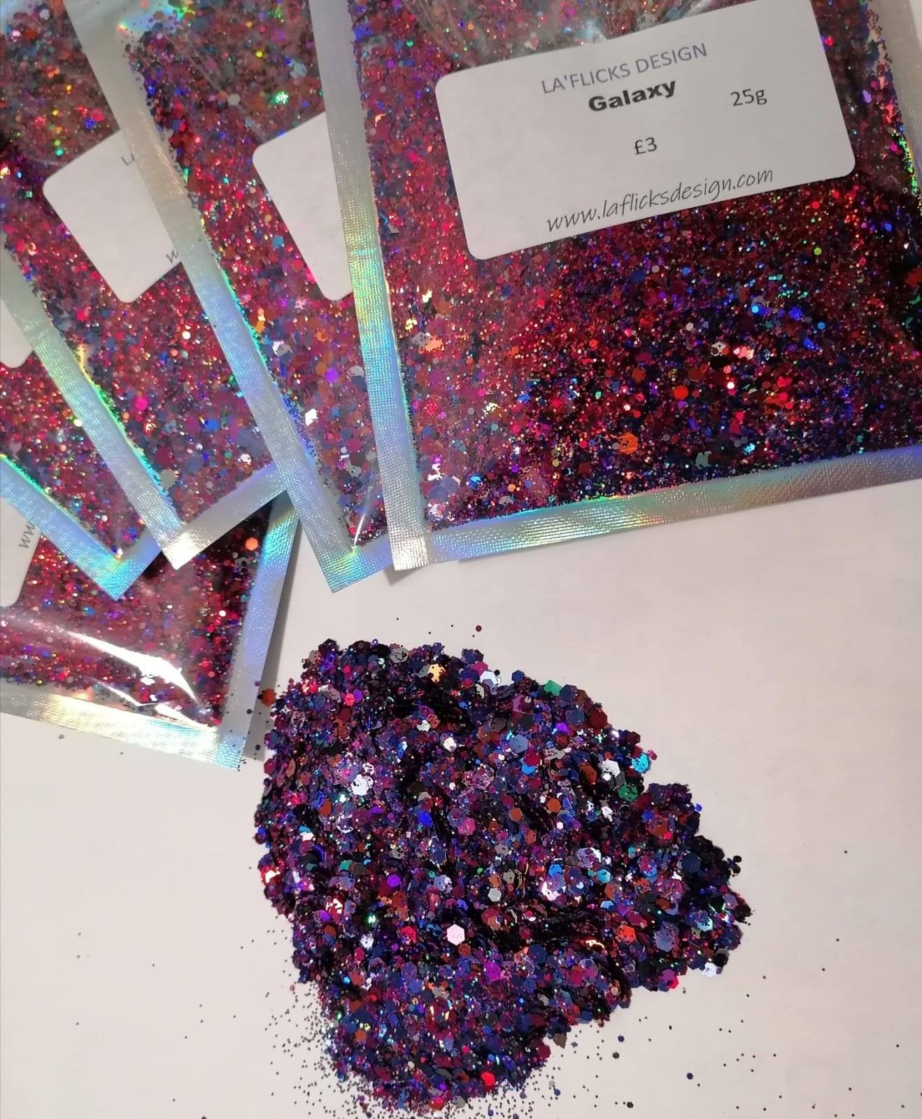 Galaxy holographic chunky glitter mix