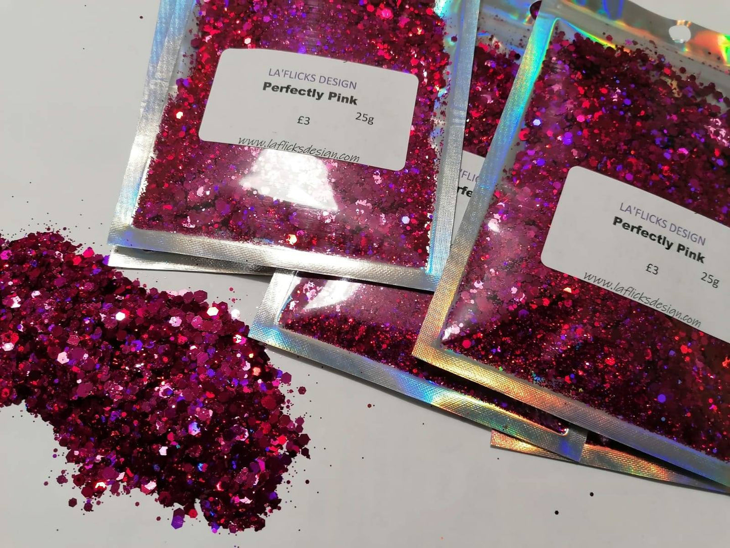 Perfectly Pink chunky glitter mix