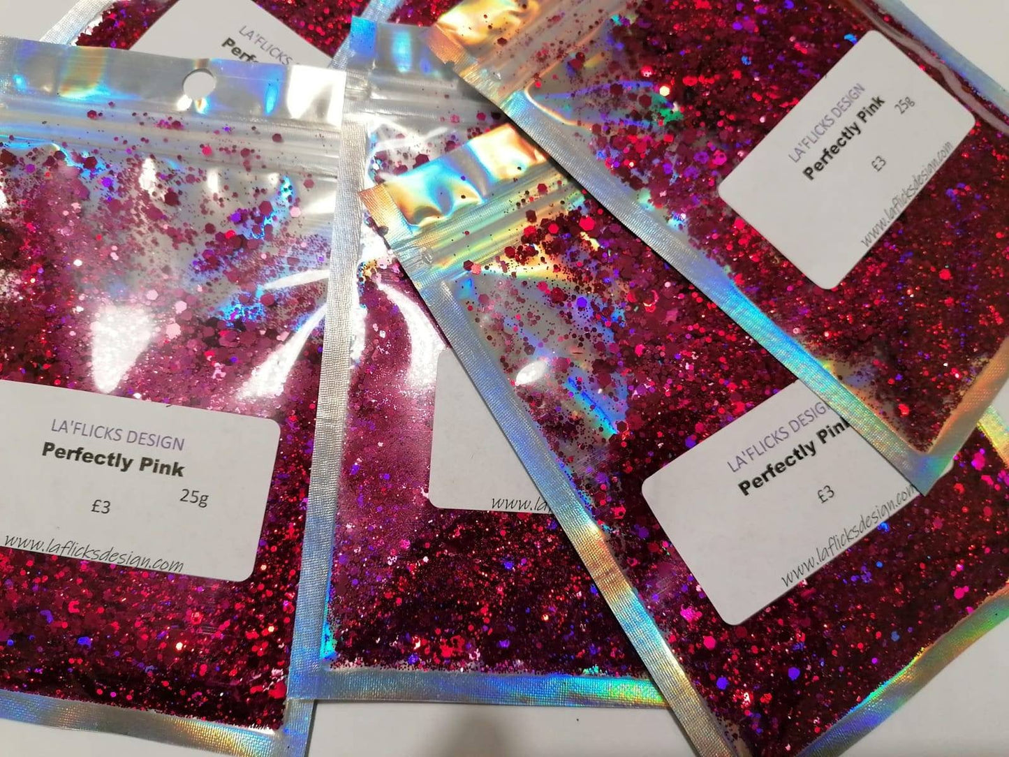 Perfectly Pink chunky glitter mix