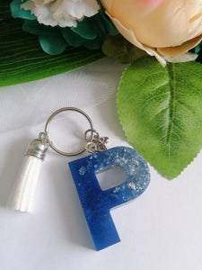 Personalised Letter P keyring