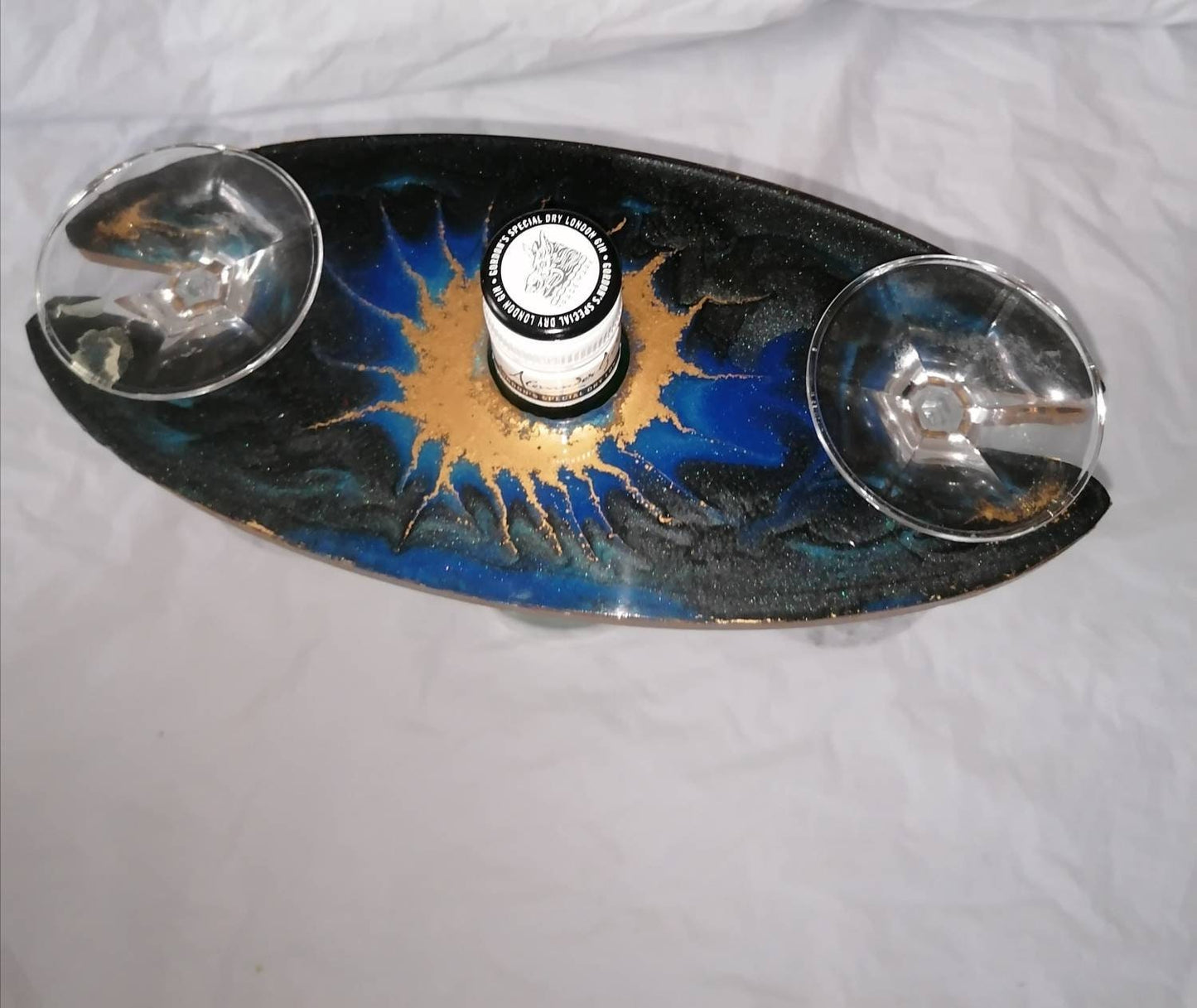 Wine Butler - Resin Bottle Carrier - Resin Wine Butler - Gin Butler