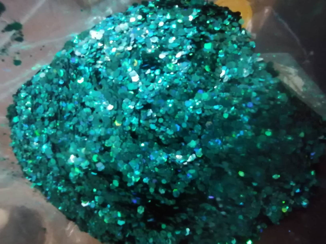 Ocean Blue (Turquoise ) chunky glitter mix