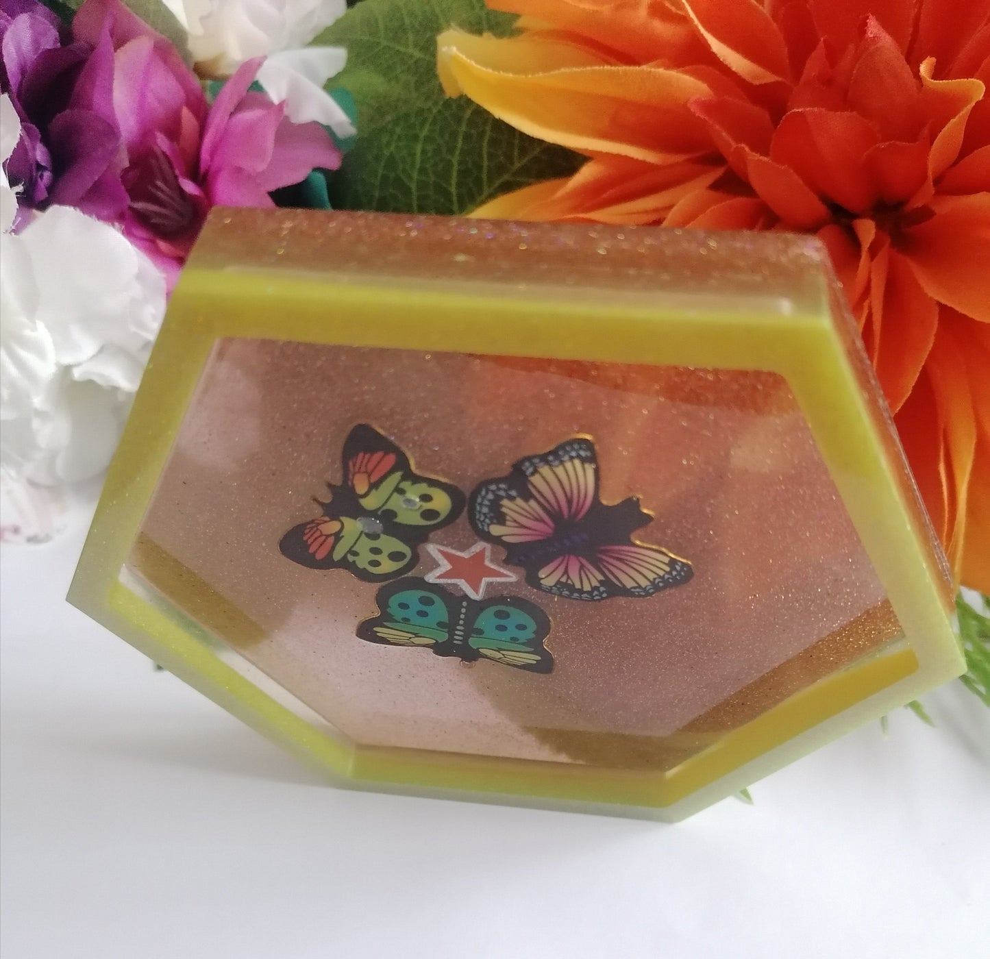 Jewellery butterfly dish, coin tray, custom keepsake order, trinket dish