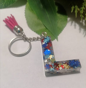 Autism Letter L keyring