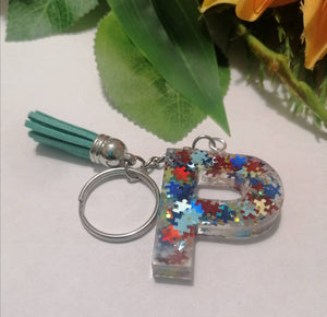 Autism Letter P keyring