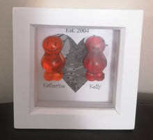 Load image into Gallery viewer, Personalised Jelly Baby Couples Art
