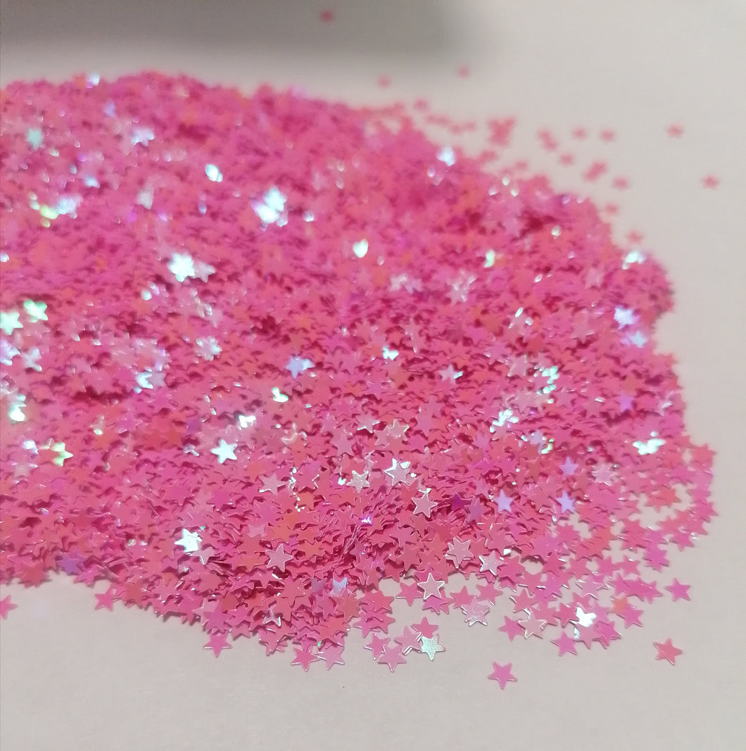10g Pink Star (Wish Upon) Holographic glitter