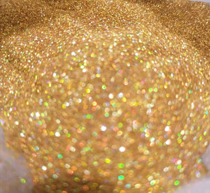 Golden Treasure holographic fine glitter