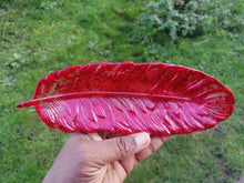 Load image into Gallery viewer, Hot Red glitter trinket tray
